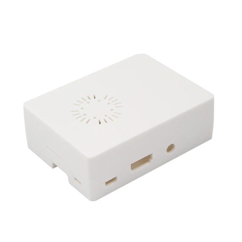 White Case Высокое качество Raspberry Pi 3 ABS Чехол черный/прозрачный/белый пластик Премиум коробка в виде ракушки с процессор вентилятор для Raspberry Pi 3B+ 3B 2B - Цвет: White Case