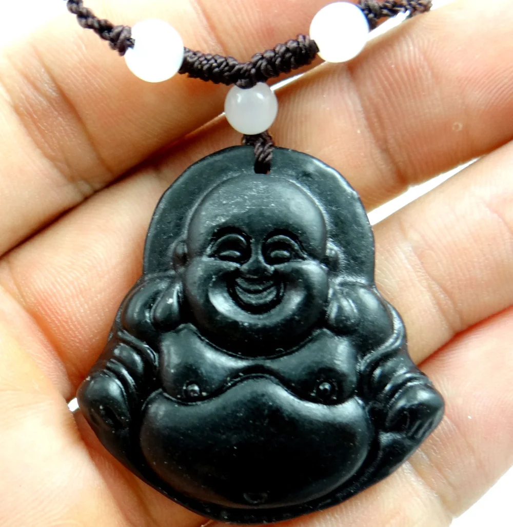 Натуральная искусственная резная статуя Будды амулет подвеска для изготовления