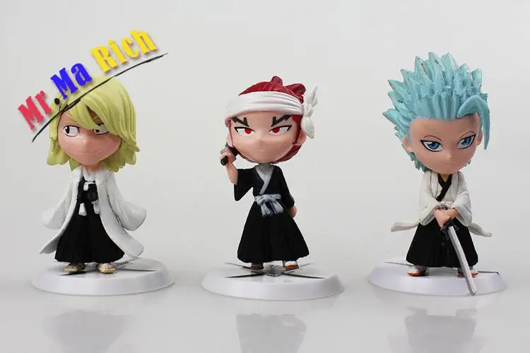 6pcs/lot 7cm Anime Figure Bleach Ichigo Kurosaki Orihime Inoue Pvc Action Model Toys | Figures
