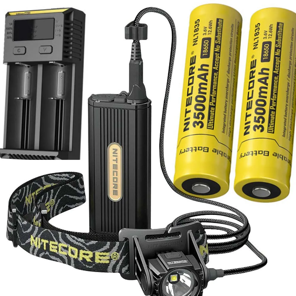 NITECORE HC70 головной светильник CREE XM L2 U2 светодиодный Макс 1000ЛМ дальность луча 182 м