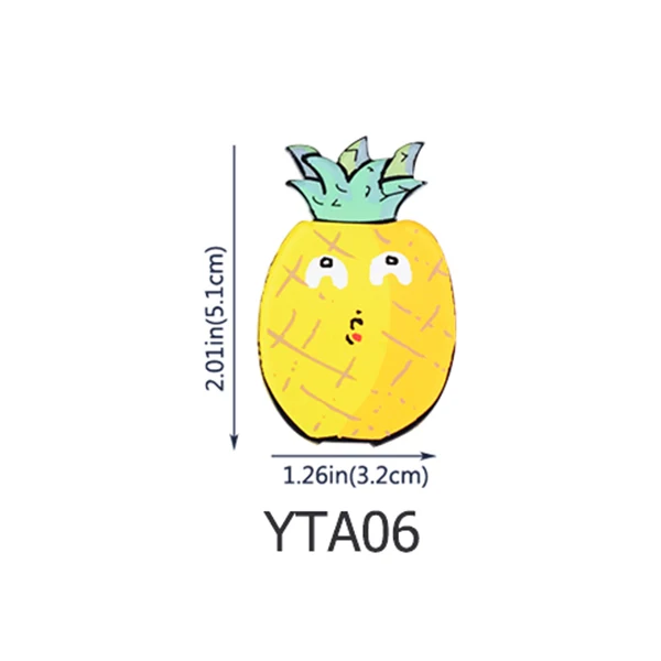 YTAA06 Мода Kawaii аниме одежда с героями мультфильмов акриловые значки и булавки для одежды значок украшения рюкзак с нашивками булавка Кнопка акриловая брошь - Цвет: YTAA06