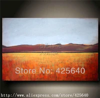 brown moutain acrylic paint home decoration oil painting on canvas hight quality hand painted wall art 24x36 inch