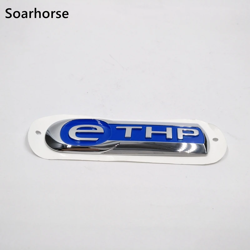 Soarhorse стиль синий E THP логотип для peugeot 208 308 408 508 задний багажник украшение-эмблема наклейка
