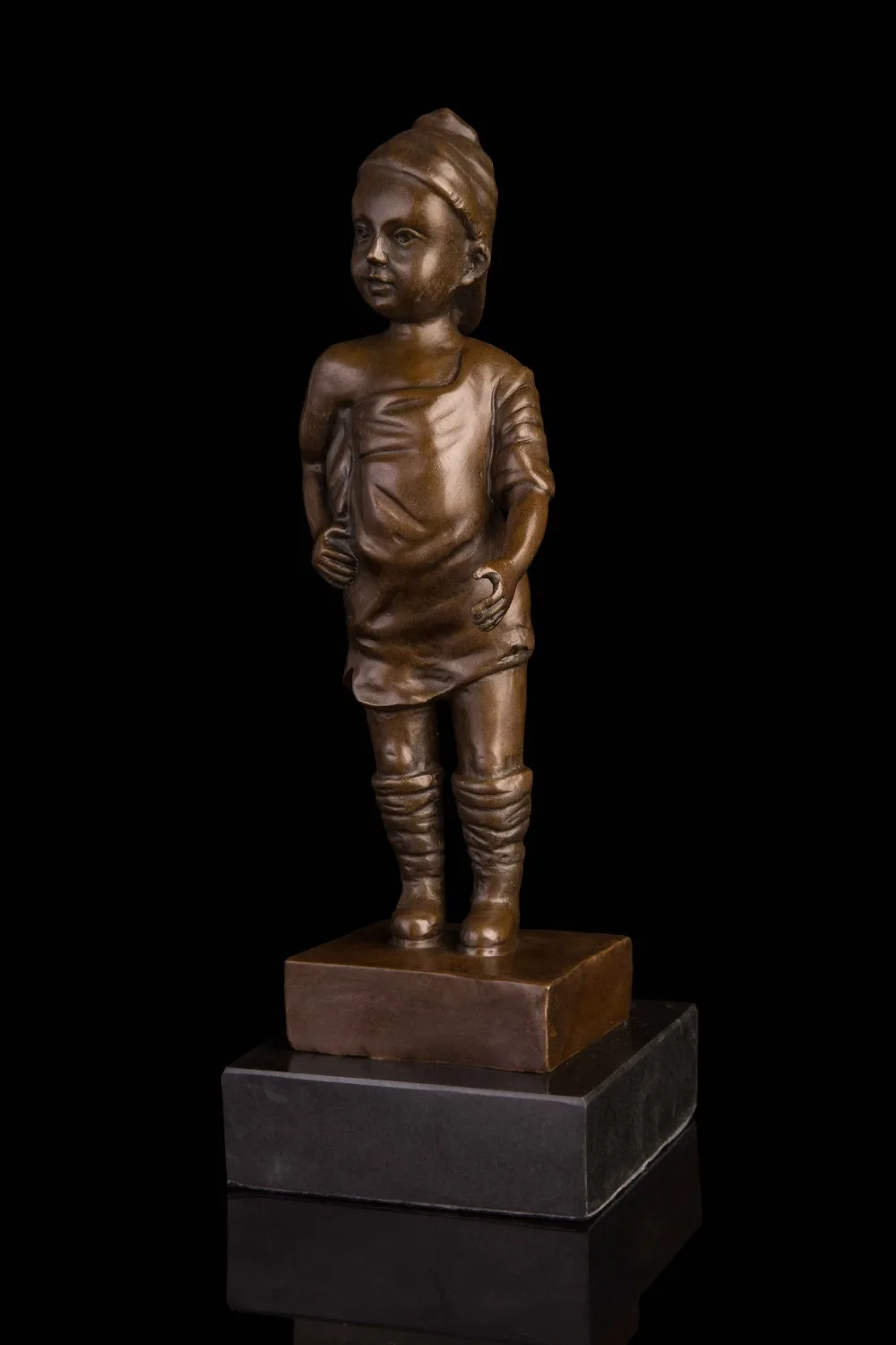 Искусство ремесла Медь Горячая продажа Бронзовая статуя детская скульптура