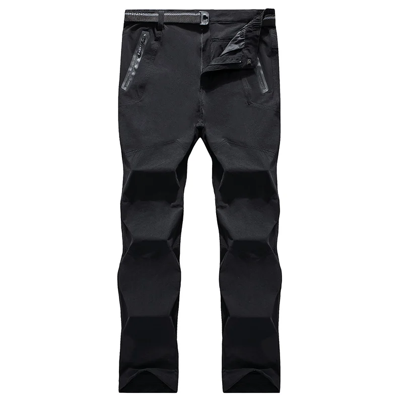 

Spring Trousers Men Casual Simple Style Straight Full Length Pants Male Quick Dry Breathable Black Fit Erkek Pantolon Size L 5XL