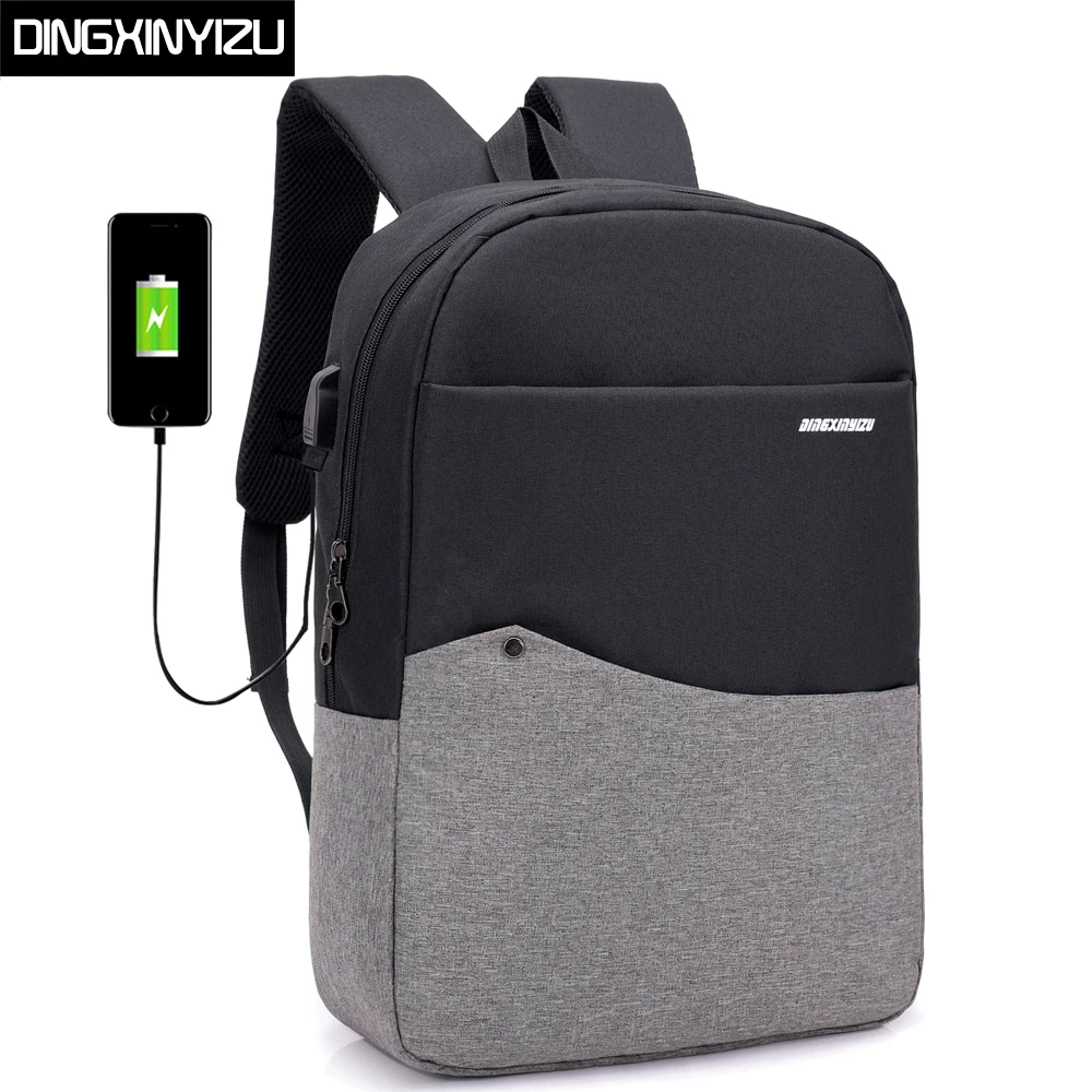 Dingxinymizu бренд USB зарядка мужские рюкзаки для подростков девочек школьные сумки