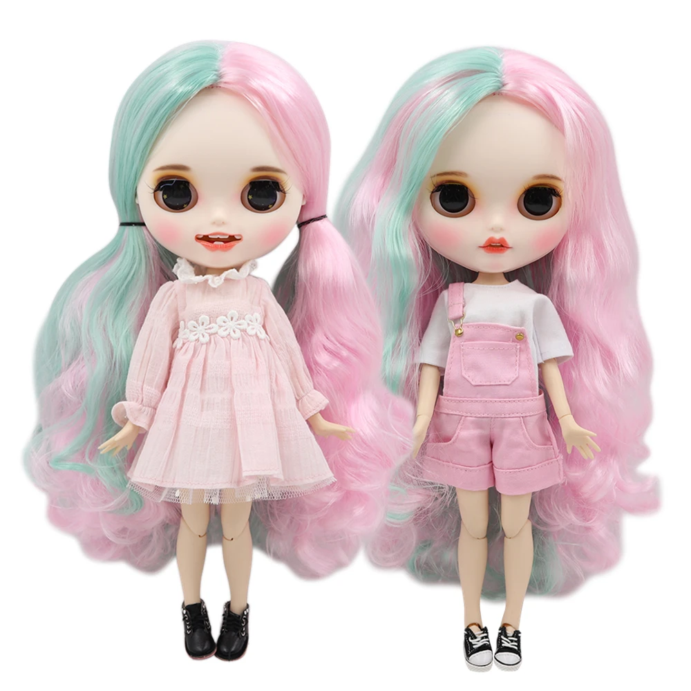 Ледяной DBS Blyth кукольные 1/6 bjd из белой кожи шарнирное тело матовая лицевая сторона