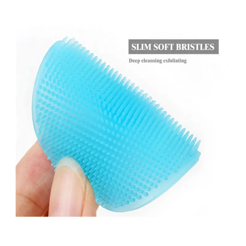 Силиконовые лица скраб для щетка мытья Pad удаления грязи Deep Clean Черноголовых