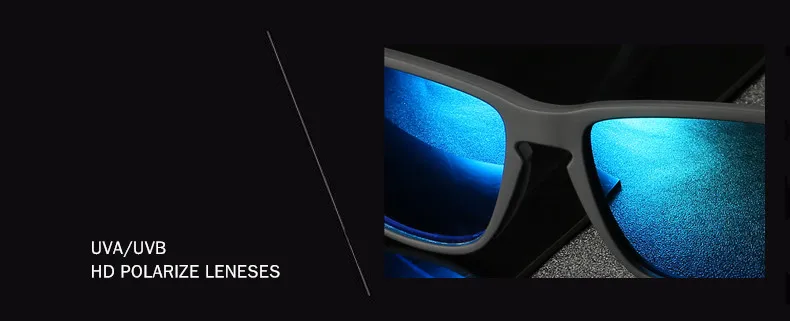 BENZEN TR 90 поляризованные солнцезащитные очки мужские крутые мужские солнцезащитные очки с УФ-защитой очки для вождения очки черные с Чехол 9308