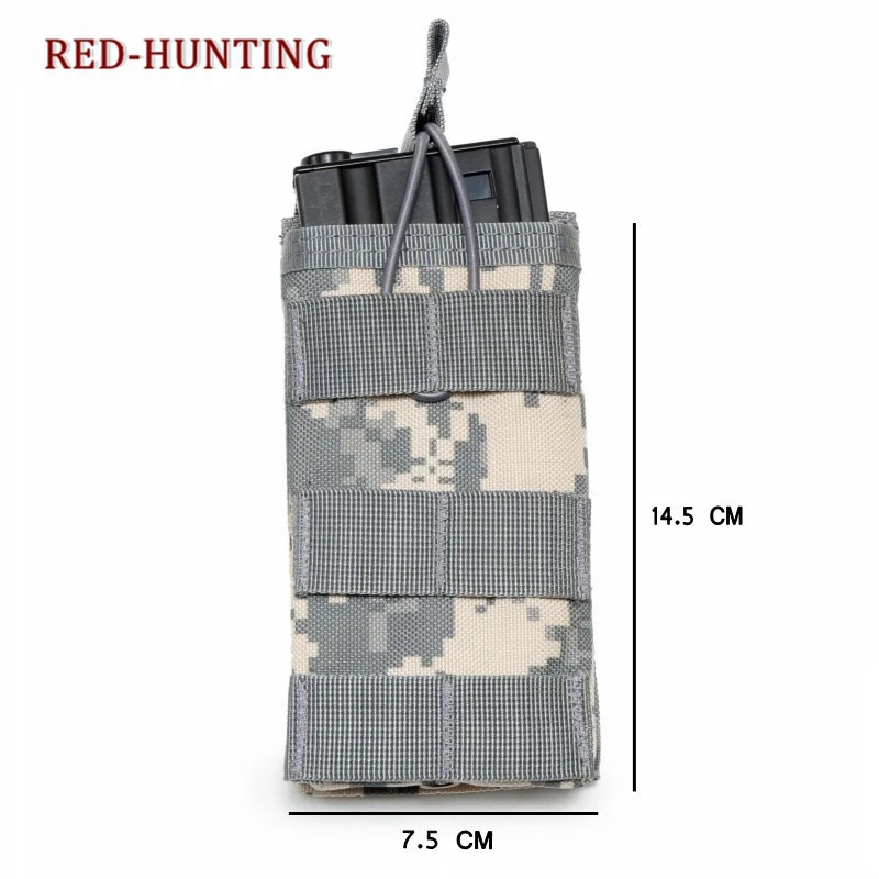 

High quality 1000D Nylon Molle Magazine Pouch Tactical Pistol Gun Portable Holster Single Mag Pouch