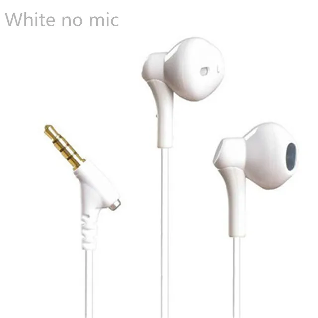 white no mic YINCROW RW-100 HiFi наушники с супер басами с микрофоном, наушники-вкладыши, проводные 3,5 мм наушники RW919 RW777 X6 P1 DT6 PT15 PT25 MS16 - Цвет: white no mic