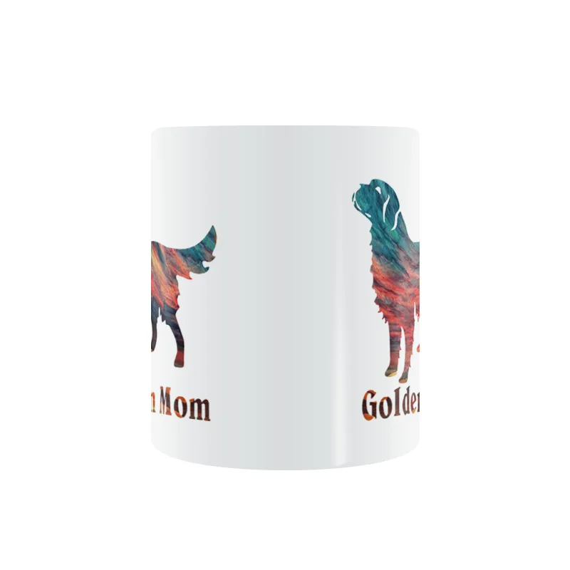 Золотая мама золотой ретривер Кружка Кофе Молоко творческая керамическая кружка
