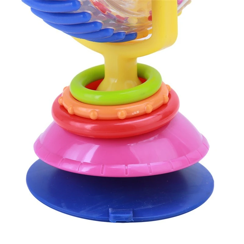 Модель Поворот Мельница Коляска Обеденный Стул с присосками Развивающие Игрушки