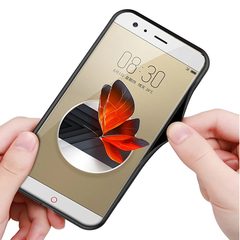 Чехол для Nubia Z17S чехол из роскошного закаленного стекла+ мягкая задняя крышка с краями 5,73 ''для Nubia Z17 S чехол для телефона Nubia Z17S чехол s оболочка