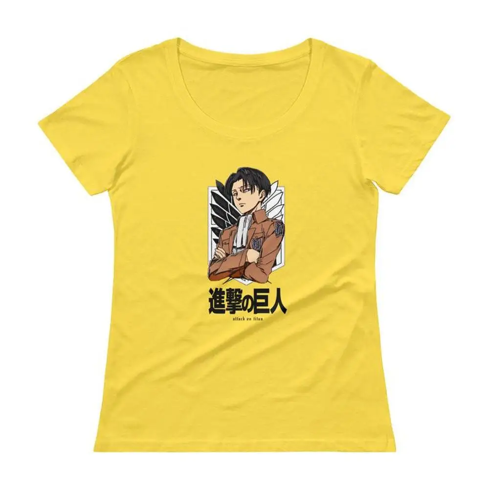 Attack on Titan levi ackerman женская футболка модные хлопковые футболки
