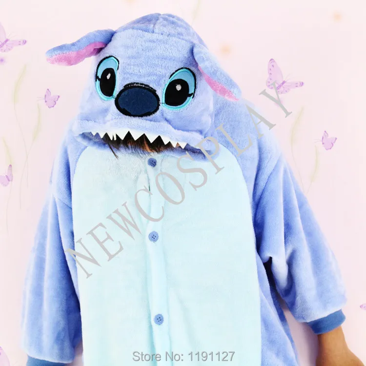 Free shipping New lovely children boys & girls Pajamas kids Anime Cosplay Costume cartoon Onesie Stitch Sleepwear|costume ship|sleepwearcostume tiger
