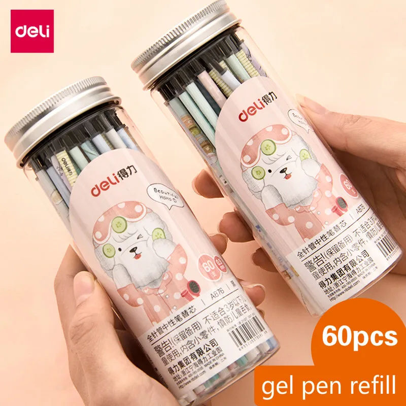 60 шт. черные иглы для письма 0 5 мм|Стержни ручек| |