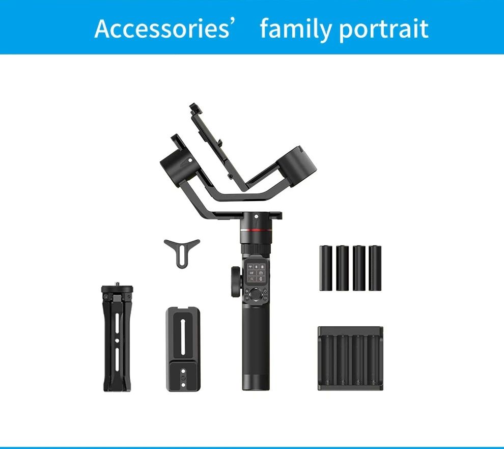 FeiyuTech Feiyu AK2000 3-осевой Камера карданный стабилизатор для DSLR Камера sony Canon 5D Panasonic GH5 Nikon 2,8 кг грузоподъемность pk