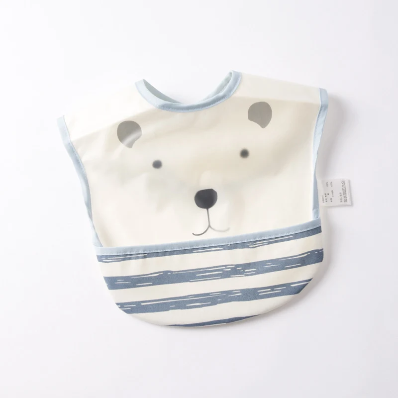 Двухслойные водонепроницаемые детские нагрудники-бандана для новорожденных