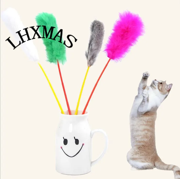 2017 перья Смешные кошки любимые фотообои случайный цвет D476|cats favorite toys|funny cat toypet toys |