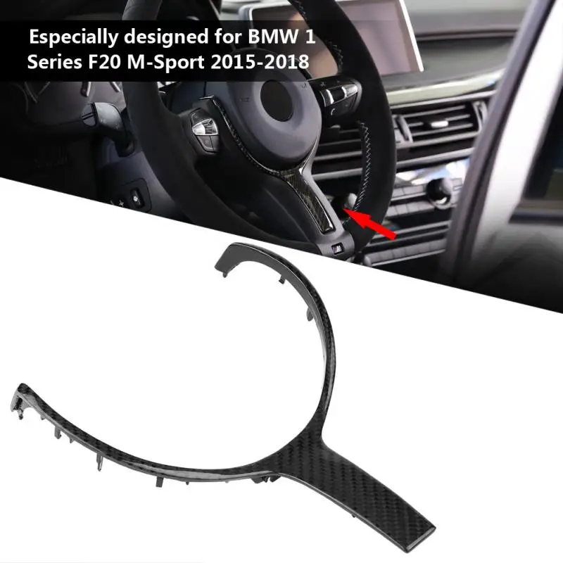 Новая отделка рулевого колеса из углеродного волокна для BMW F20 F22 F30 F32 F10 F06 F15 F16 M Sport