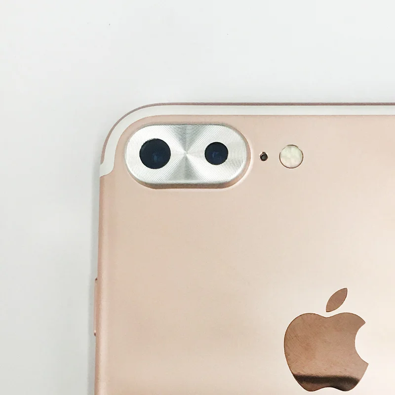 Металлический бампер Защита камеры для iPhone 7 plus крышка объектива X задняя камера