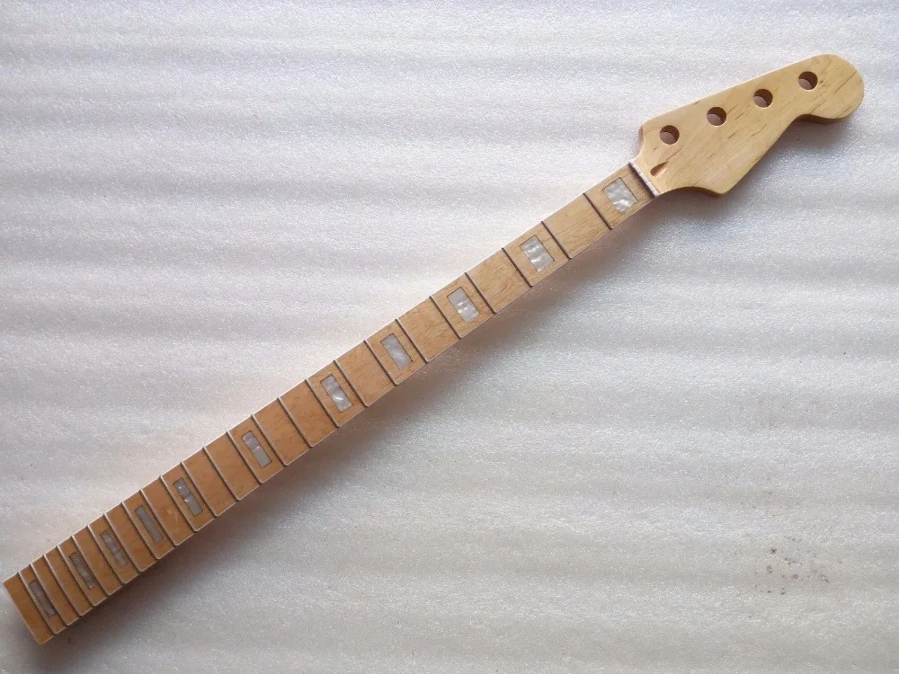 New Maple 24 Fret P Bass Neck For Electric Guitar Parts Replacment | Спорт и развлечения