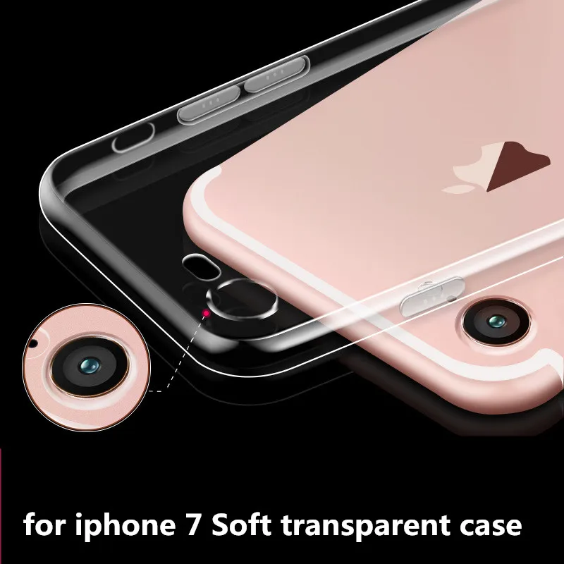 Прозрачный мягкий силиконовый чехол бампер для iPhone X XR 5 5S 6 6s 7 8 Plus iphone 11 Pro XS Max