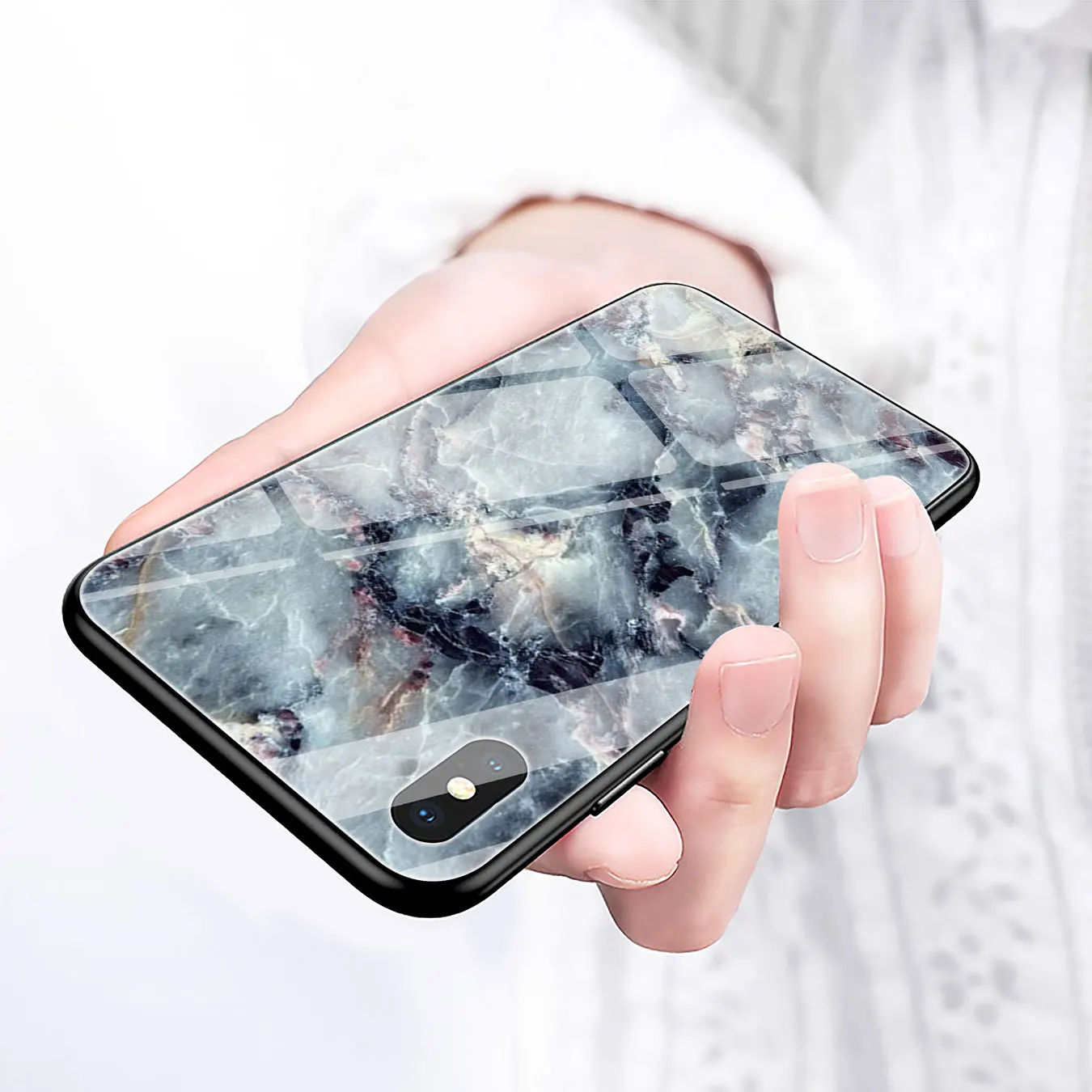 Чехол для телефона Lavaza чехол из закаленного стекла с принтом мрамора Apple iPhone XR X XS