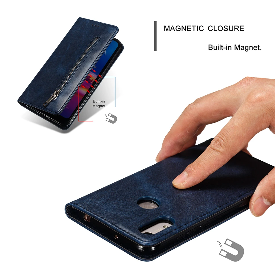 Чехол для Huawei Mate 20 Pro кожаный магнитный флип чехол P20 Lite P30 P smart 2019 Nova 3i Honor 7A