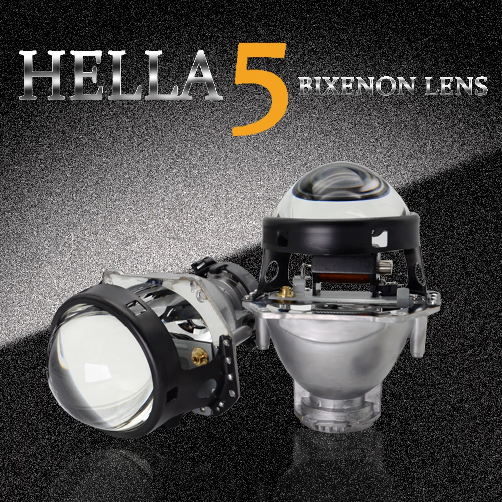 3,0 дюймов автомобиль hella 5 3R G5 Биксенон объектив проектора черный полностью металлический держатель для hid фар модифицированного использования D1S D2S D3S D4S лампы