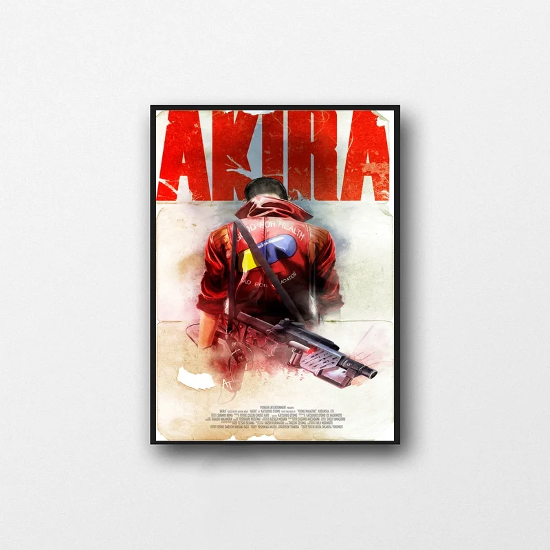 Akira постер японское аниме холст Художественная печать настенные картины для