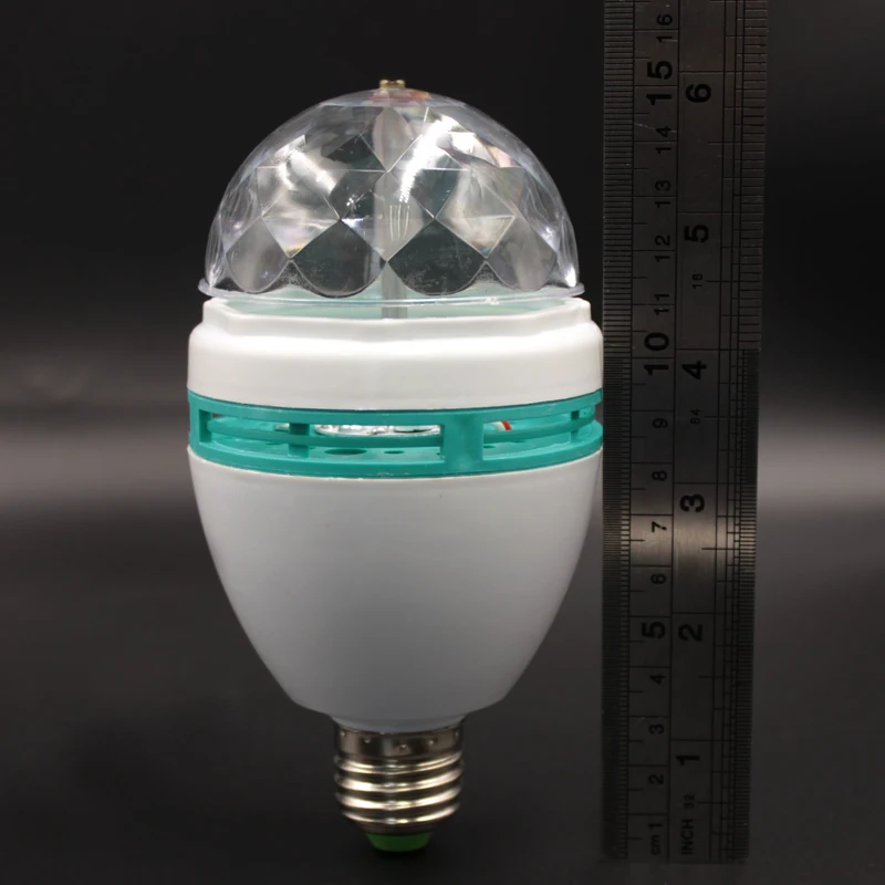 110V 220V E27 RGB светодиодный светильник 3W дискоклуб вечерние красочные Волшебные