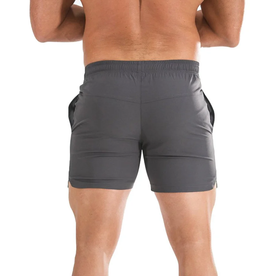 Летние Новые мужские повседневные узкие бриджи для фитнеса и тренировок