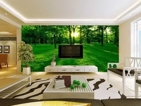 Пользовательские фото обои 3D настенные фрески 3 d фотообои Природный Пейзаж