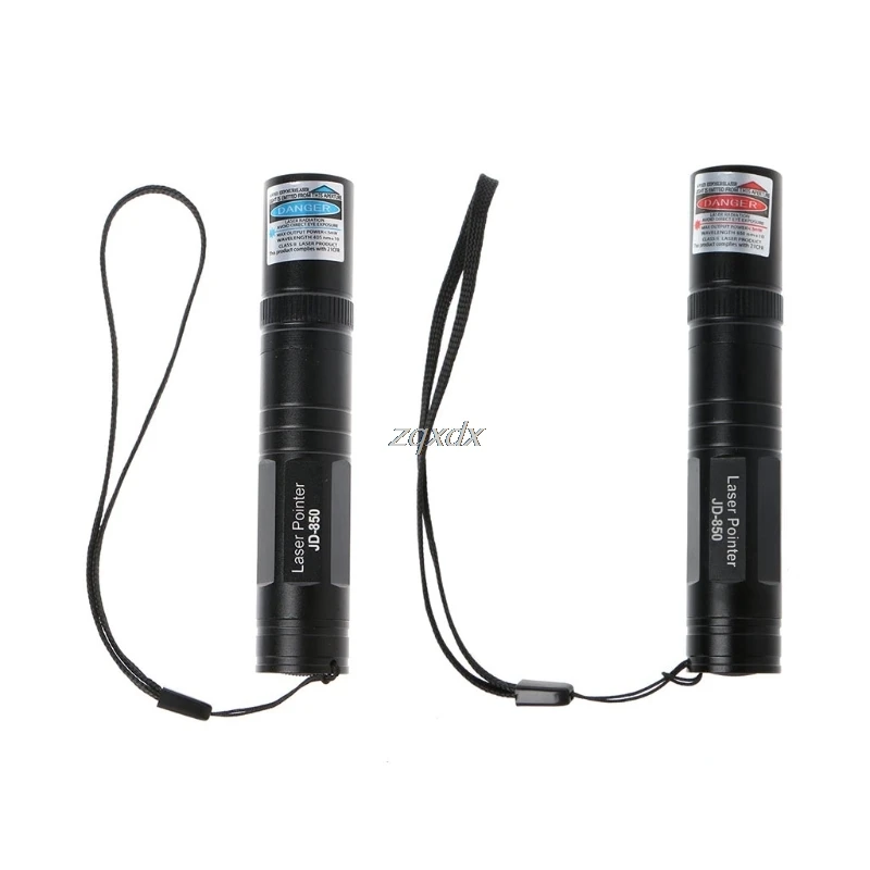 Профессиональная одноточечная лазерная указка 5 МВт с фиолетовым/красным