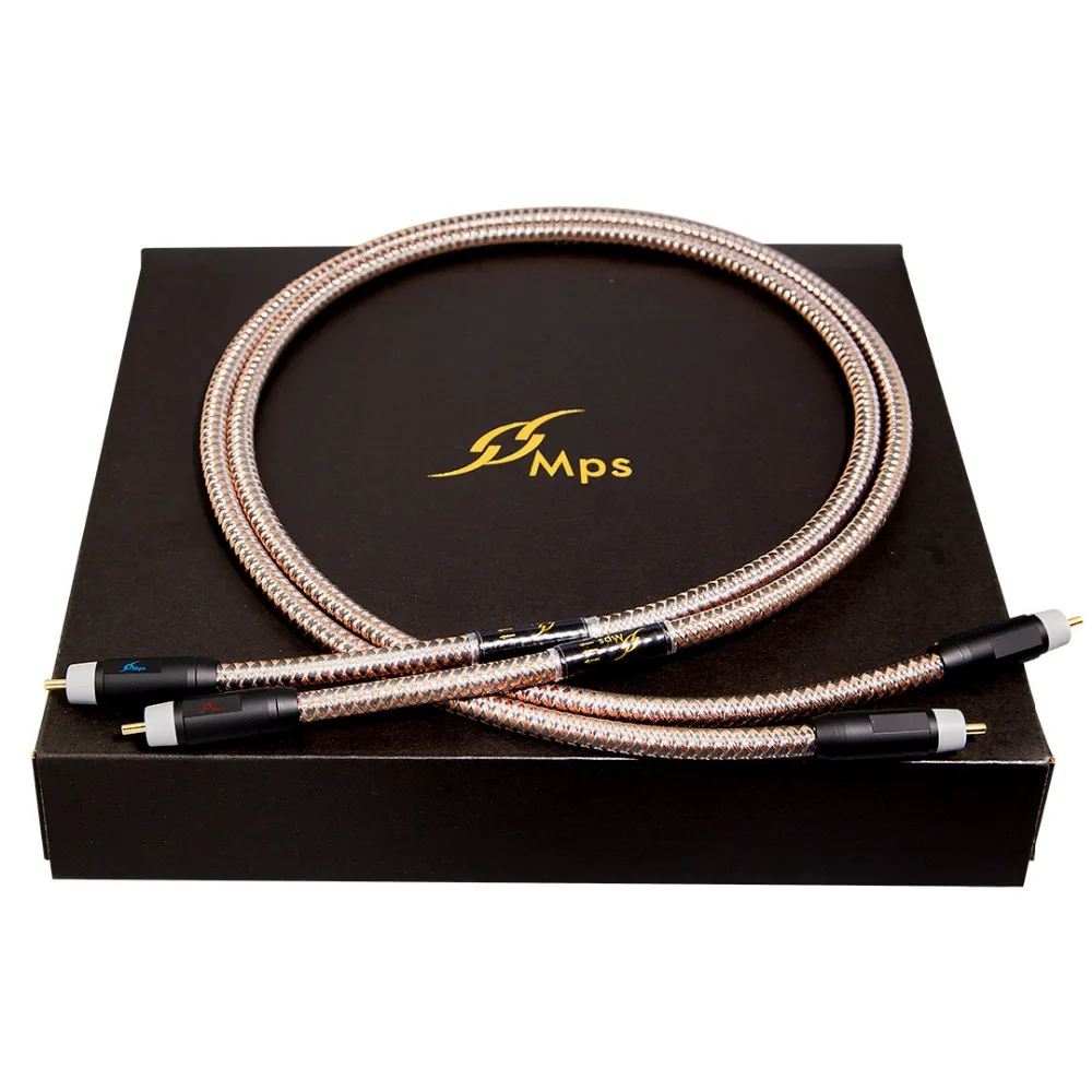 HiFi MPS M 9G 99.99997% OCC 24K позолоченный разъем RCA аудиокабель DVD CD DAC усилитель