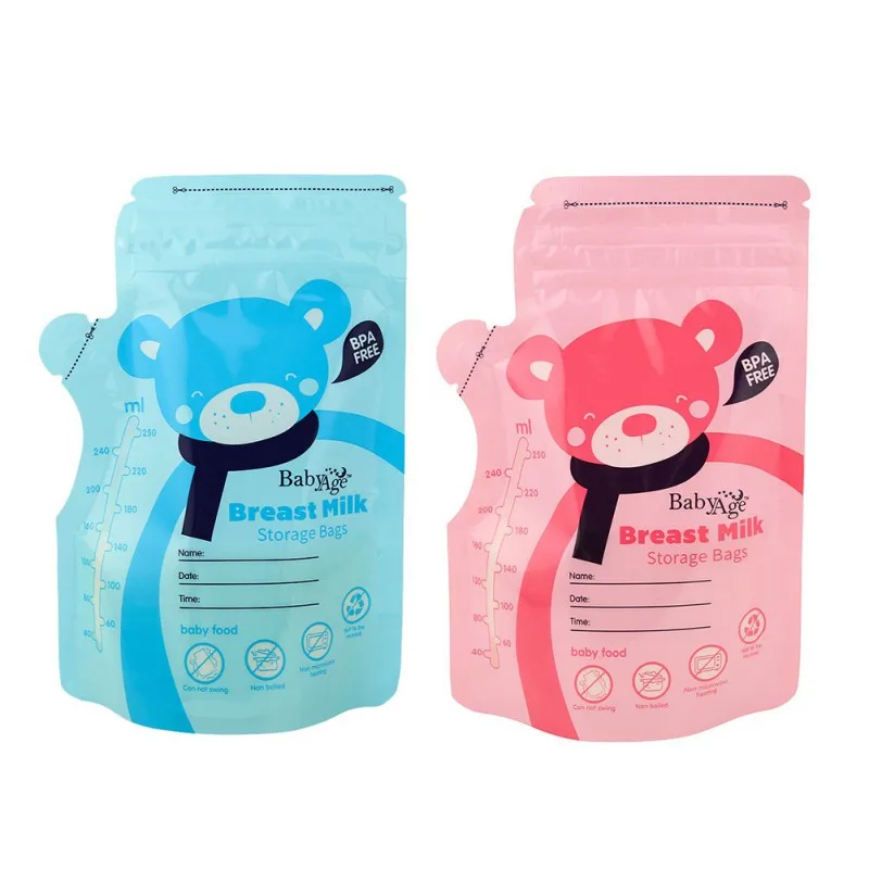 

250ml Baby Food Storage Breast Milk Storage Bags To Store Milk Bag Baby Liquid Food Bags