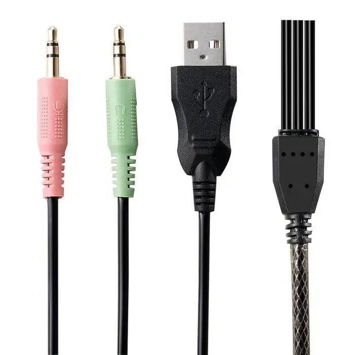 USB светодиодный свет игры гарнитура для ПК PLEXTONE Gaming 50 мм PC835 тетрадь компьютер