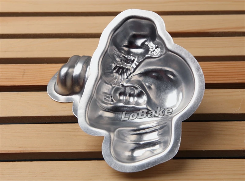 (5 шт./лот) новейшая 4 дюймовая форма Санта-Клауса анодированная алюминиевая