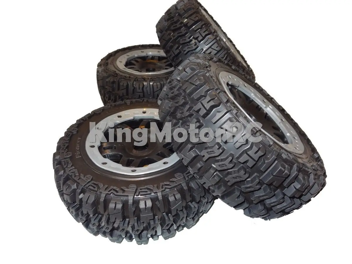 King Motor T1000 GT Pioneer Knobby комплект колес из 4 для HPI Baja 5T 5SC 5ive T Бесплатная доставка