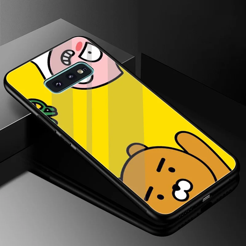 Чехол из смешного какао-стекла для Samsung Galaxy Note 8 9 S10 S7 Edge S8 S9 Plus | Мобильные телефоны