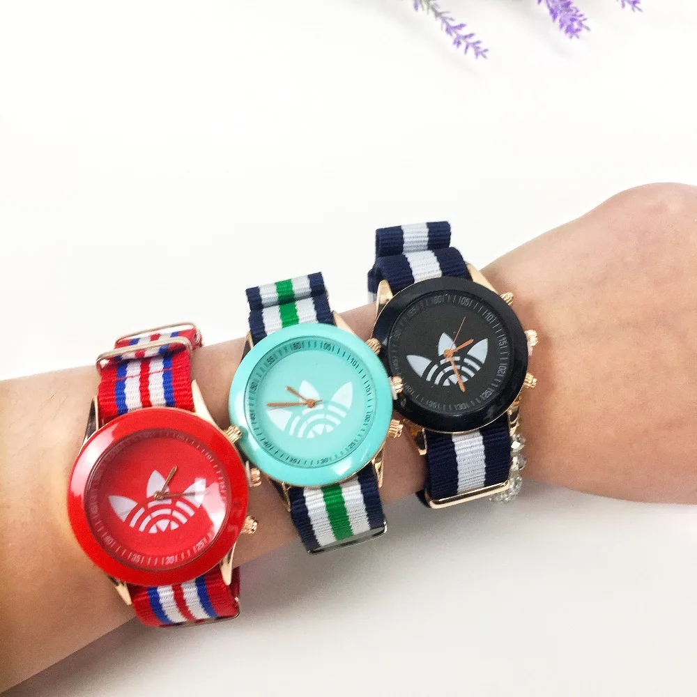 Мужские и женские кварцевые наручные часы montre femme повседневные с нейлоновым