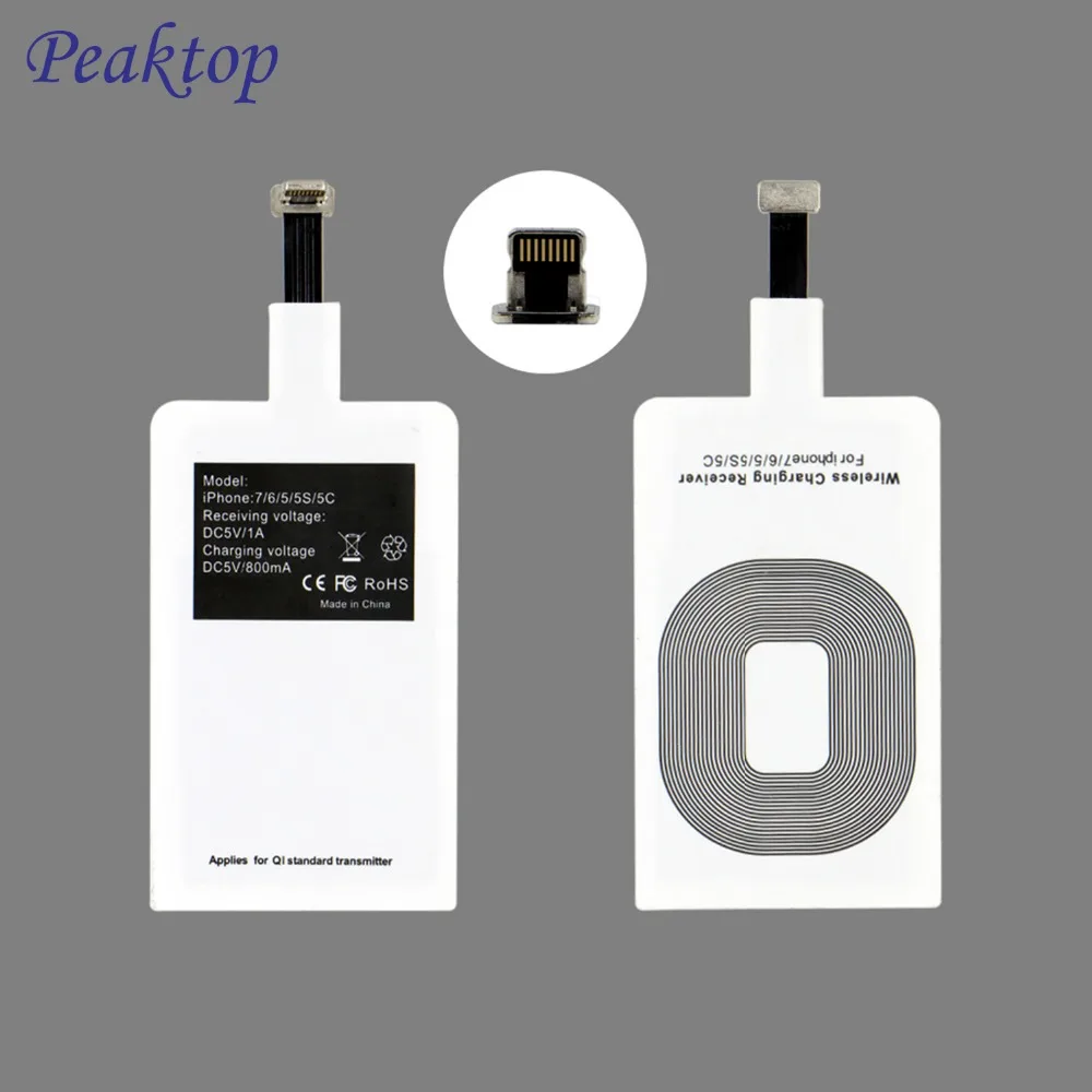 Стандартное Беспроводное зарядное устройство Qi смарт адаптер для зарядки