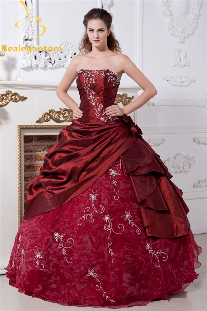 

Bealegantom 2019 Sweetheart Ball Gown Quinceanera Dresses Embroidery Off Shoulder Sweet 16 Dresses Vestidos De 15 Anos QA1045