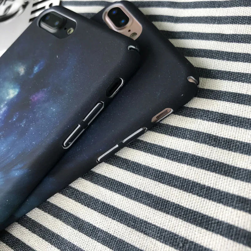 Новая мода для iPhone 7 звездное небо звезда Жесткий ПК чехлы телефонов фотография