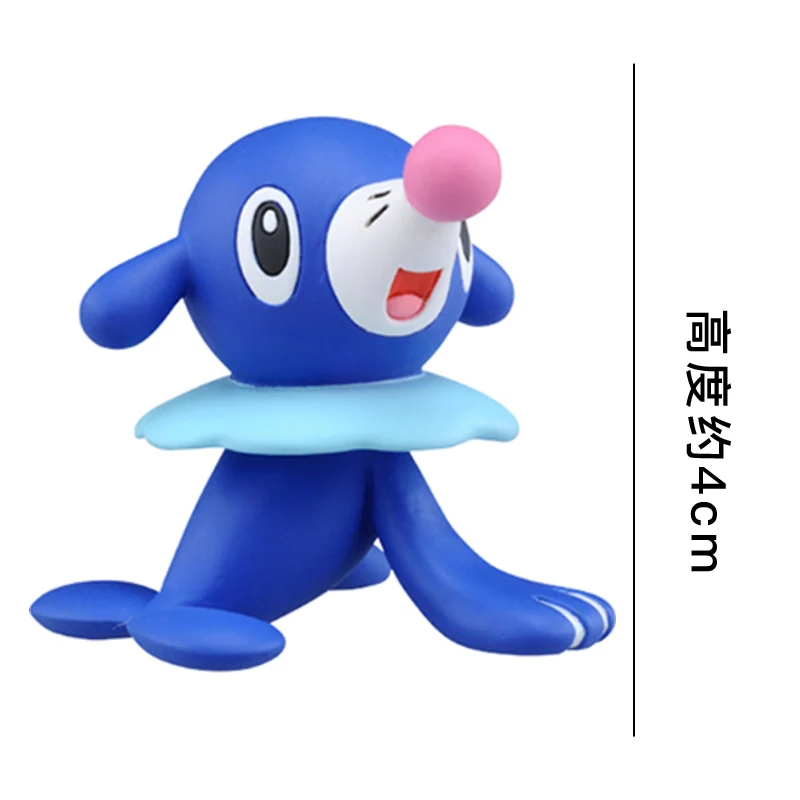 Мини-игрушка Takara Tomy Pokemon monglue-EX Sun Moon 4 см Коллекционная Фигурка EMC03 Popplio Новинка 969266