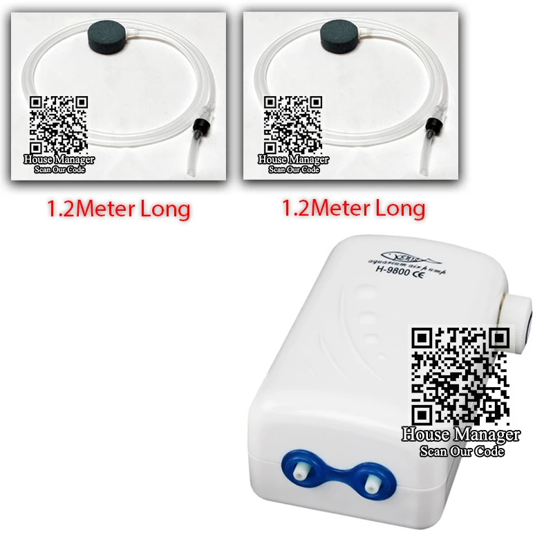 

Most Silent Quiet aquarium air pump, compressor aquarium air stone, air compressor oxygenator for aquarium fish tank accessories