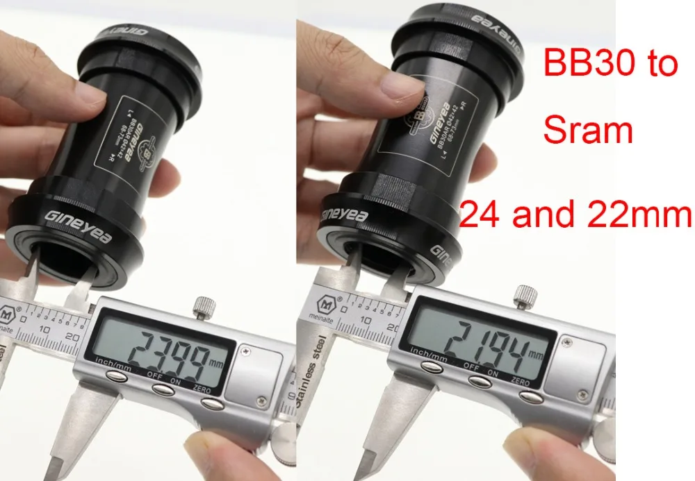 Gineyea керамический подшипник Нижний кронштейн велосипеда BB30 PF30 BB86 BB92 B79 BB386 для shimano для sram gxp пресс подходит 24 мм 22 19 мм 42 46