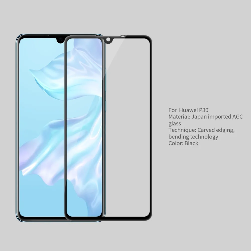 Huawei P30 Стекло Nillkin 3D CP+ Max полное покрытие закаленное Стекло Экран защитная пленка 9 H Анти-Царапины для huawei P30 защитный Стекло